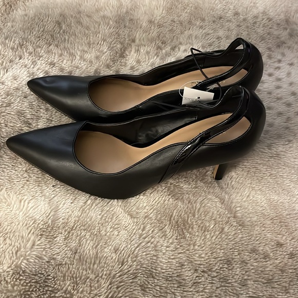 Ann Taylor black leather heels. Work or play. 4 in heel. NWT - Picture 6 of 6